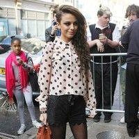 Cher Lloyd outside the BBC Radio 1 studios photos